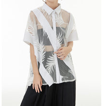 Load image into Gallery viewer, Vintage Lace Panel Shirt
