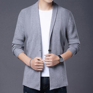 Solid Color Thin Knit Cardigan