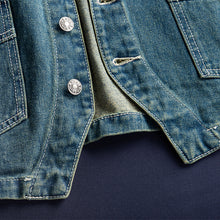 Load image into Gallery viewer, Tooling Thin Big Pocket Denim Sleeveless Vest
