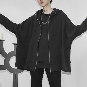 Oversized Hooded Long Sleeve Sweatshirt