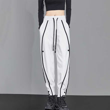 Load image into Gallery viewer, Elastic Waist Drawstring Harem Pants
