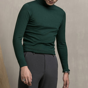 Half High Neck Slim-fit Sweater