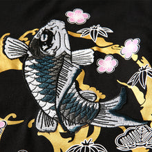 Load image into Gallery viewer, Fish Embroidered Short Sleeve T-Shirt
