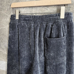 Corduroy Elastic Waist Trousers