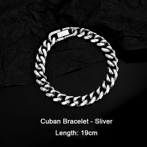 Titanium Steel Cuban Bracelet