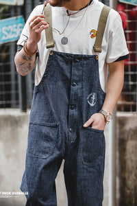 Retro Denim Overalls