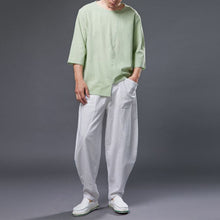 Load image into Gallery viewer, Simple Cotton Linen Harem Pants
