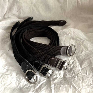 Braided Elastic Cord No Punch Casual Belt