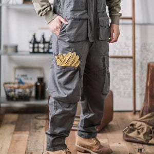 Multi-pocket Cargo Overalls