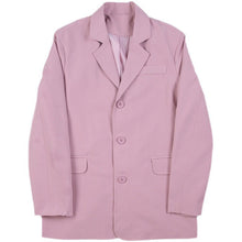 Load image into Gallery viewer, Pink Suit Trench Coat
