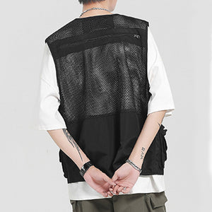 Multi-Pocket Mesh Vest