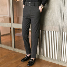 Load image into Gallery viewer, Slim Little Feet Casual Suit Pants
