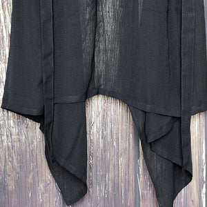 Thin Medium Length Three-quarter Sleeve Shawl