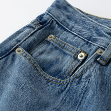 Load image into Gallery viewer, Irregular Twisted Wide-Leg Jeans
