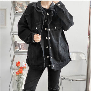 Patchwork Double Placket Denim Jacket