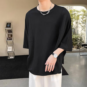 Simple Round Neck Short-sleeved T-shirt