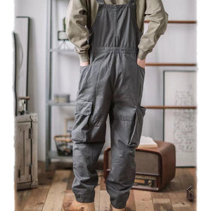 Multi-pocket Cargo Overalls