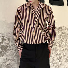 Load image into Gallery viewer, Pinstripe Lapel Shirt
