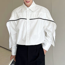 Load image into Gallery viewer, Paneled Three-dimensional Cut Long-sleeved Shirt
