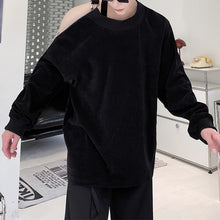 Load image into Gallery viewer, Zip Off Shoulder Long Sleeve Sweatshirt
