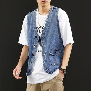 Summer Denim Casual Vest