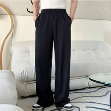 Load image into Gallery viewer, Thin Diamond Pattern Straight Leg Trousers
