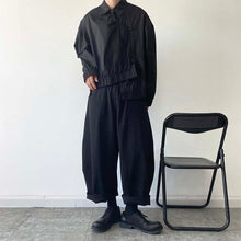 Load image into Gallery viewer, Japanese Retro Cropped Wide Leg Pants
