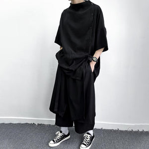 Black Thin Loose T-Shirt