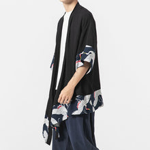 Load image into Gallery viewer, Flying Crane Printed Cardigan
