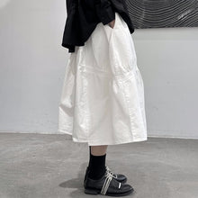 Load image into Gallery viewer, Asymmetric Elastic Waist A-Line Skirt
