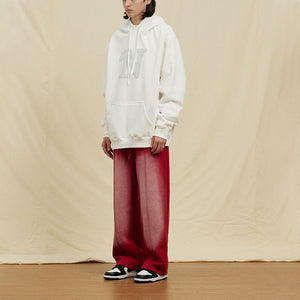 Washed Solid Gradient Trousers