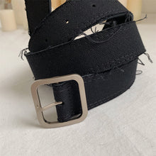 Load image into Gallery viewer, Fringe Trim Buckle Belt
