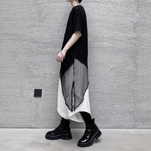 Load image into Gallery viewer, Irregular Hem Loose Cropped Harem Pants
