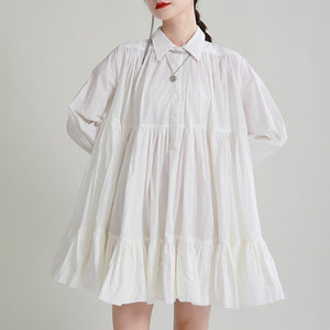 Big Swing A-line Shirt Doll Dress