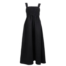 Load image into Gallery viewer, Woolen Pleated Strappy Dress
