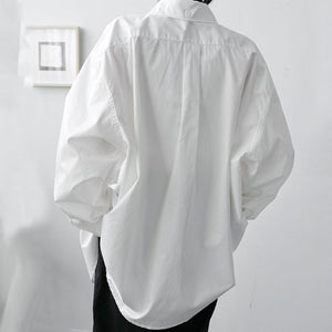 Large Pockets Loose Drop Shoulders Shirts