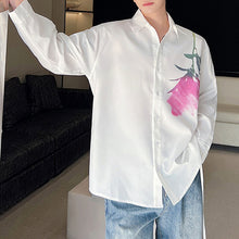 Load image into Gallery viewer, Rose Print Long Sleeve Shirt
