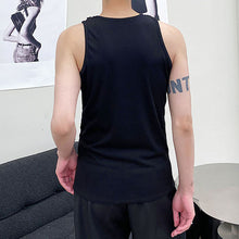 Load image into Gallery viewer, Detachable Leather Tab Sleeveless Vest
