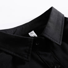 Load image into Gallery viewer, Two Pocket Loose Black Shirt
