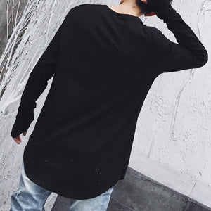 Long Sleeve Solid Color Bottoming Shirt