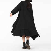 Load image into Gallery viewer, Simple Irregular Long Sleeve Dress
