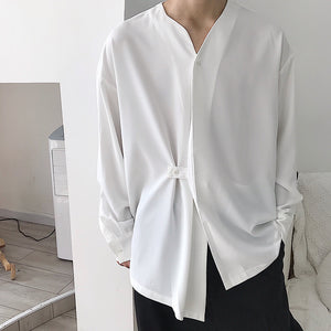 Lazy Drape Solid Shirt