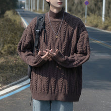 Load image into Gallery viewer, Half Turtleneck Knitted Sweater
