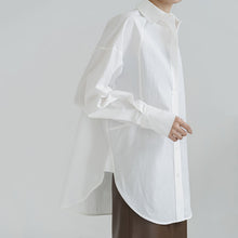 Load image into Gallery viewer, Lapel Collar Cotton Loose-fitting Casual Shirt
