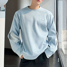 Load image into Gallery viewer, Fake Two Piece Sleeves Slit Loose Sweatshirt
