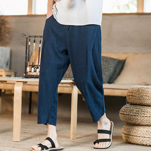 Men's Summer Linen Loose Casual Pants