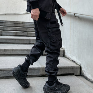 Techwear Multi-pocket Cargo Tooling Trousers