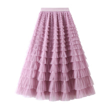 Load image into Gallery viewer, Mesh Layered Cake Skirt
