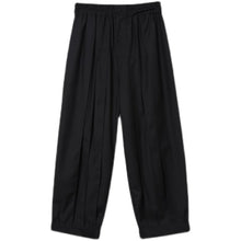 Load image into Gallery viewer, Pleated Cuffed Loose Cropped Pants
