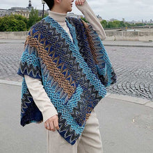 Load image into Gallery viewer, Thick Thread Braided Sleeveless Shawl Vest
